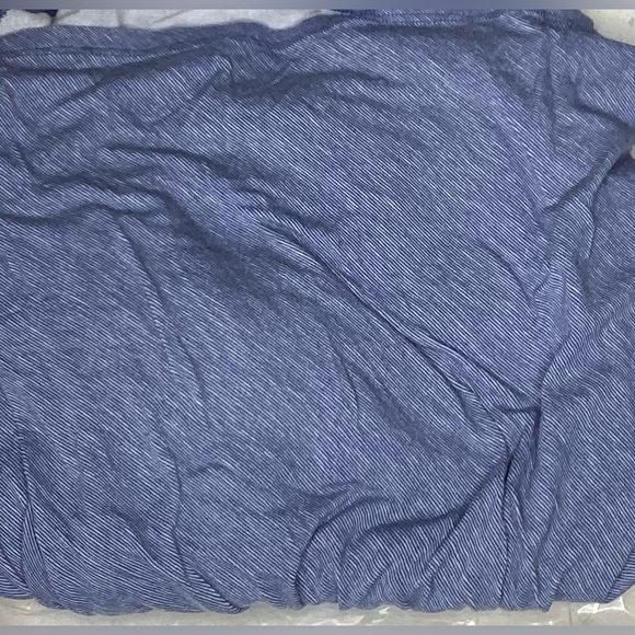 Pretty  boho Pennington Blue Summer Top with ruching 95% viscose 3XL - Picture 15 of 16